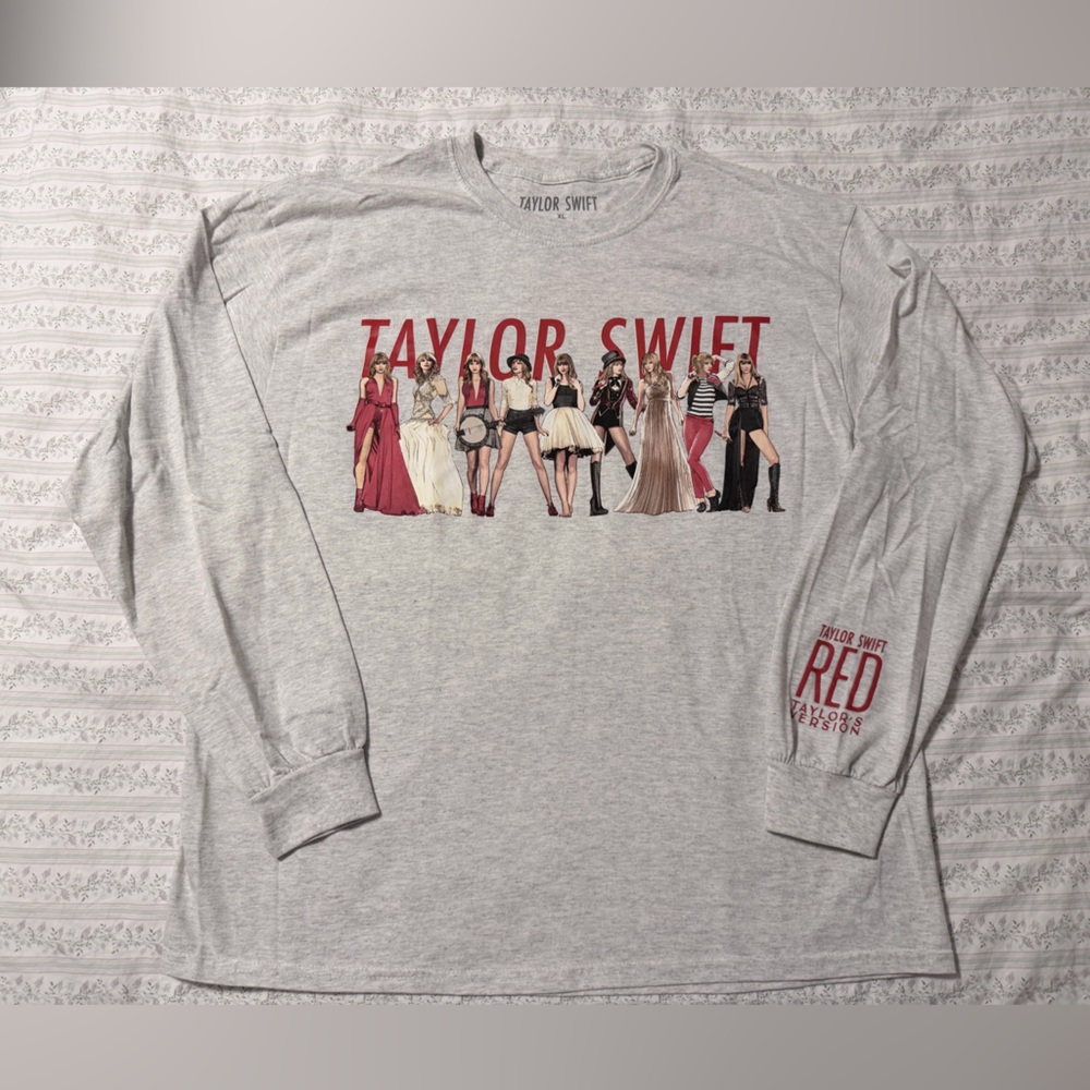 Taylor Swift Red Tour Eras Long Sleeve Shirt